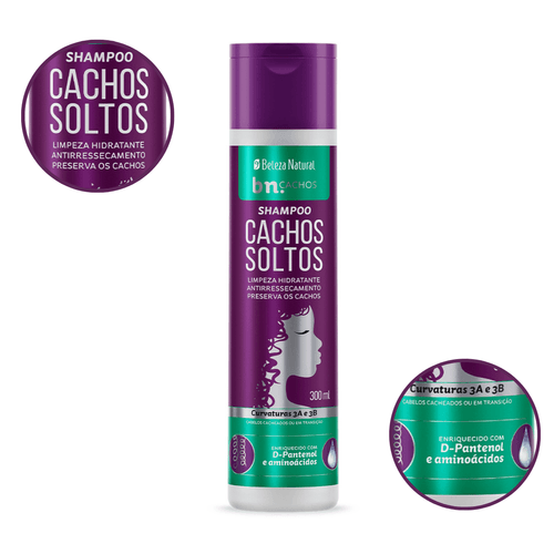 Shampoo Cachos Soltos 300ml | bn.Cachos